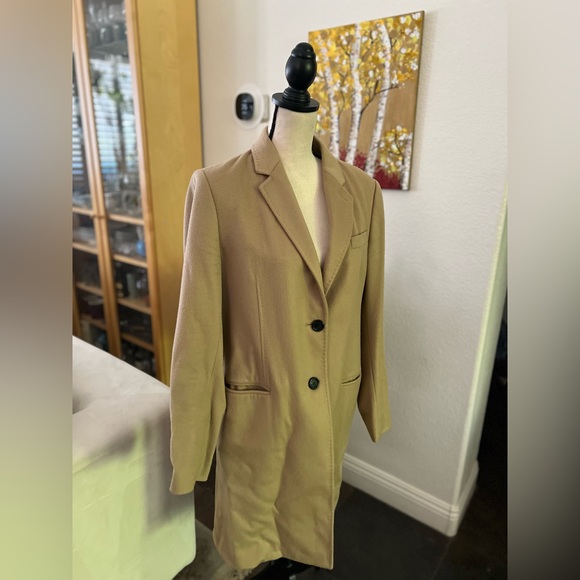 Pure Collection - classic & elegant camel coat in wool & cashmere - Picture 4 of 12